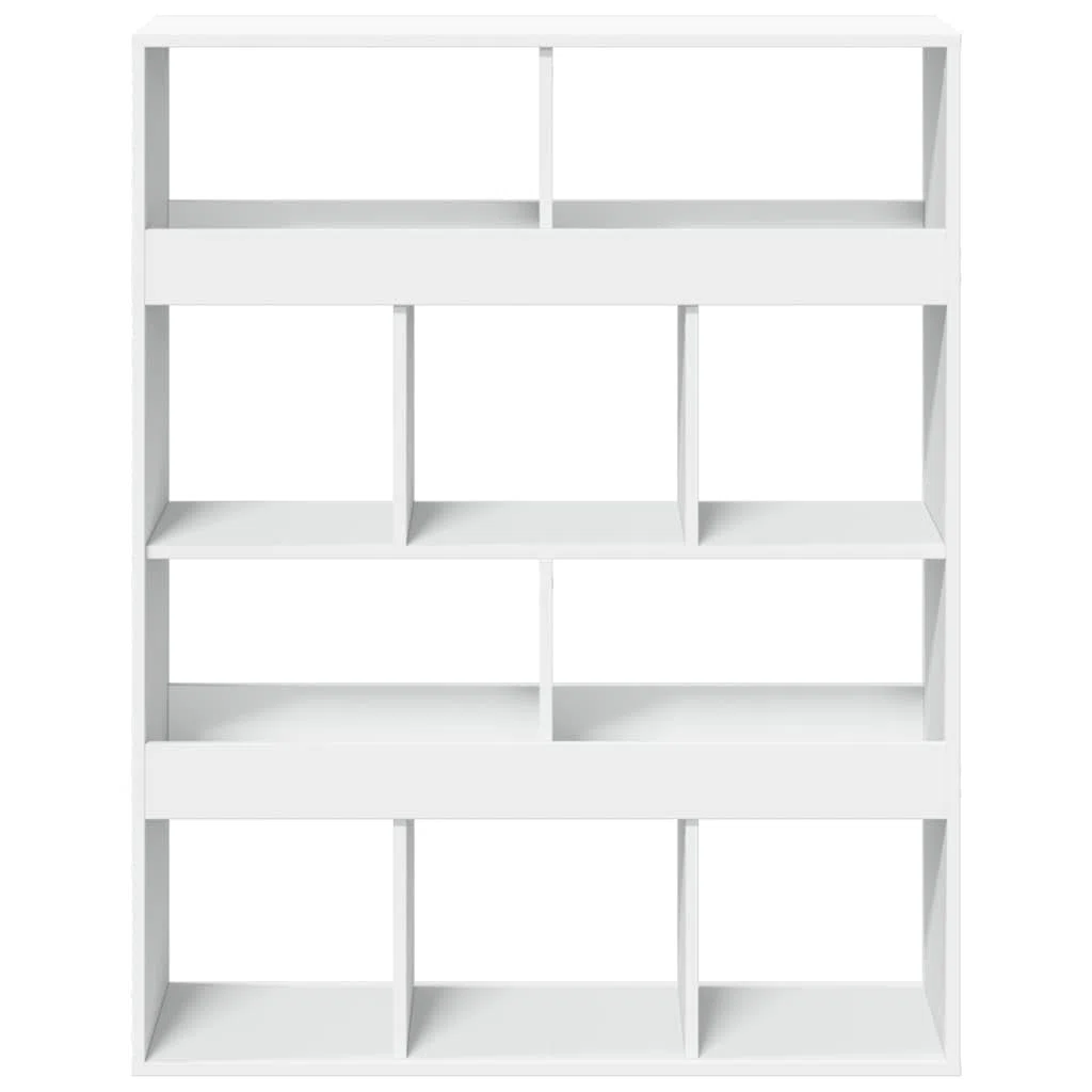 Bücherregal Weiß 100x33x125,5 cm Holzwerkstoff Standregal