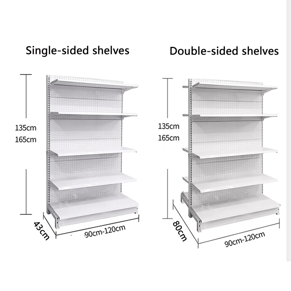 Verkaufsregal – vielseitiges modulares System für Geschäftsorganisation und Produktpräsentation