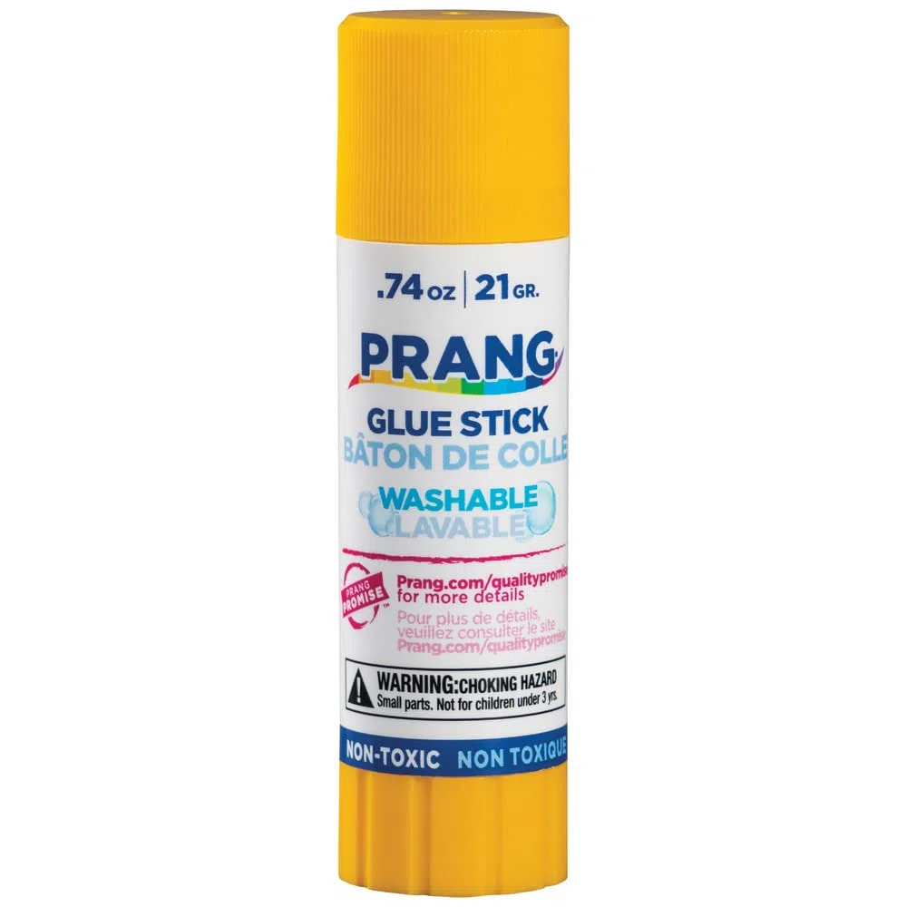 Prang Waschbarer Klebestift, transparent, 2097 ml, 60 Stück