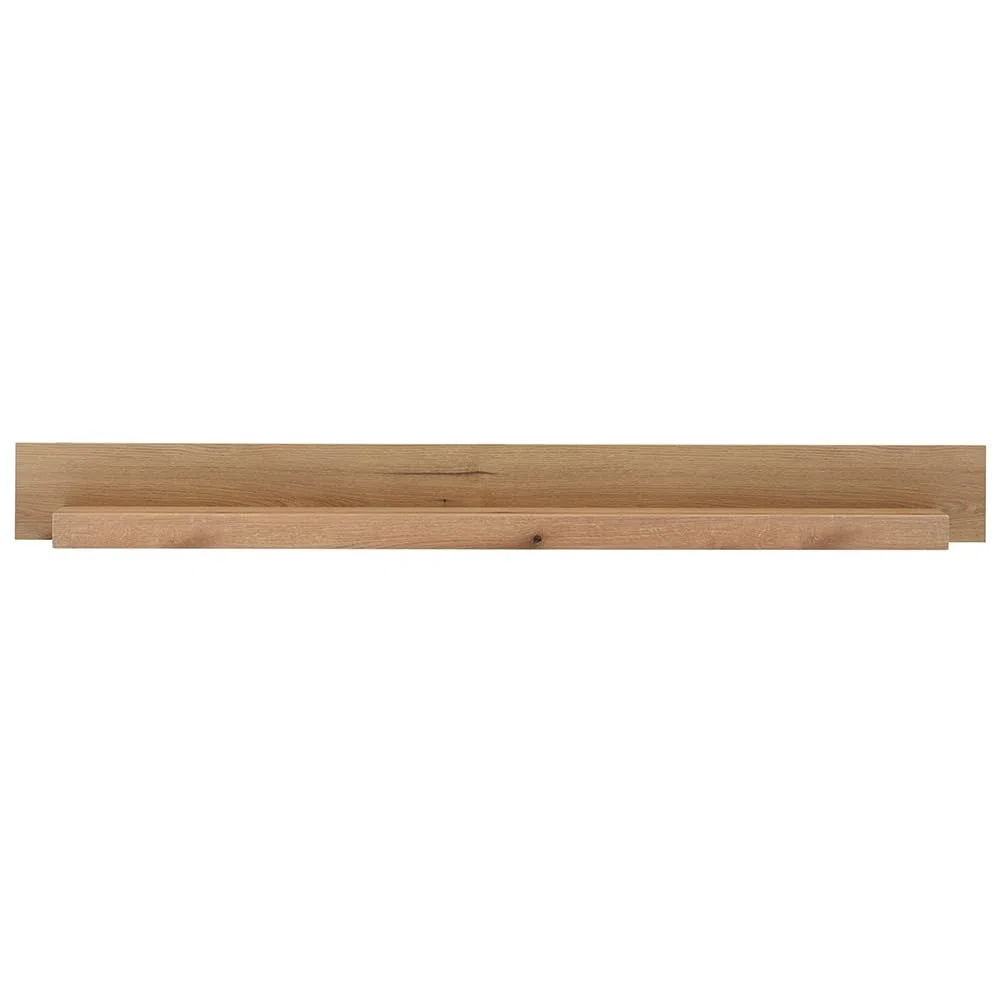 Lomadox Wandregal 200 cm breit Wandboard Hängeregal Regal in Eiche mit 1 Ablageboden