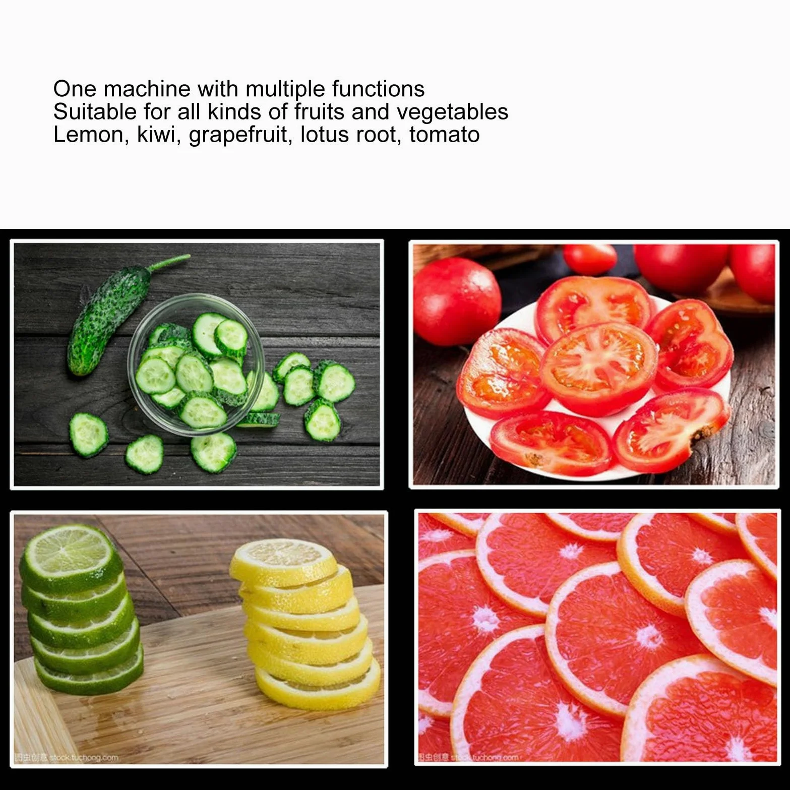 Edelstahl Gemüseschneider, manueller Lebensmittelschneider für