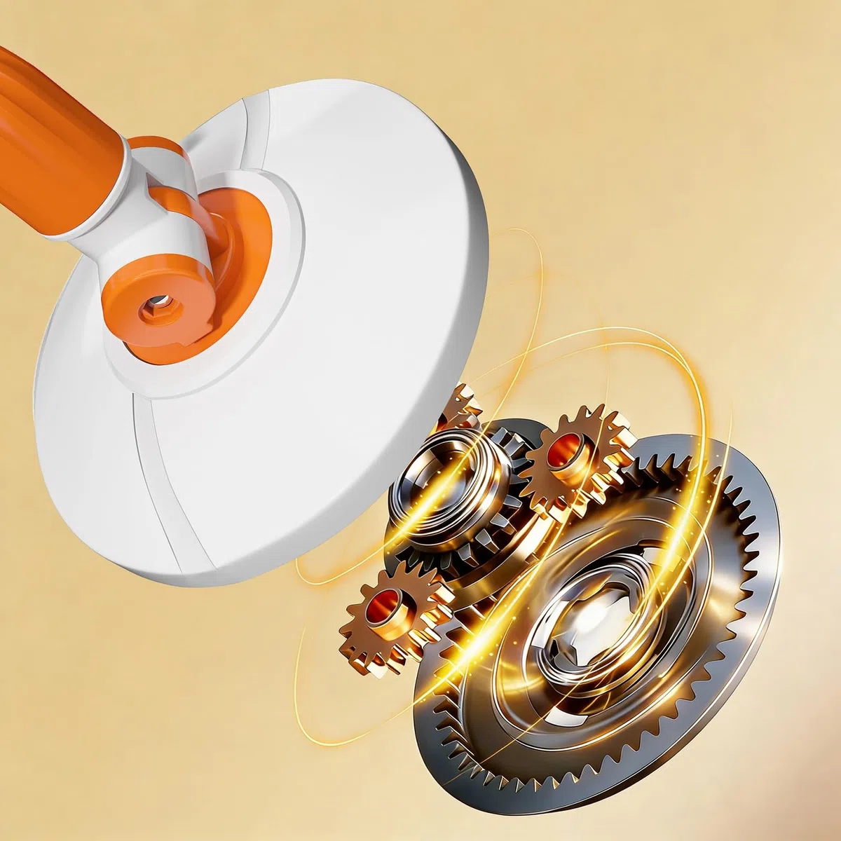Dual-Drive-Spin-Mopp- und Eimer-Set – Freihändiger All-in-One-Wasch- und Schleuder-Trockenmopp, müheloses selbstreinigendes Bodenreinigungssystem mit Twin-Drive-Technologie,A