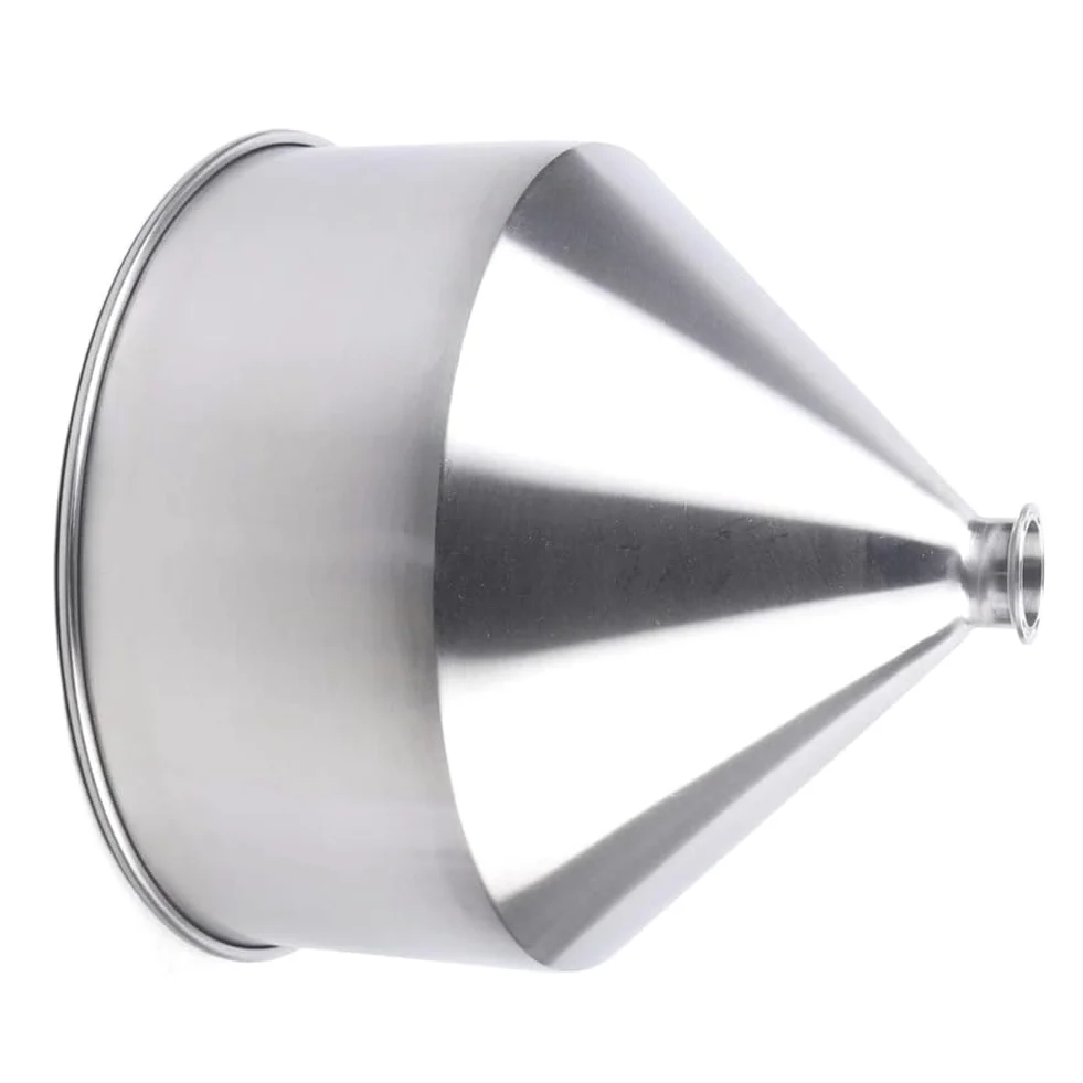 Trichter aus Edelstahl 304, 10–50 l, für flüssige Pasten, robuster Trichter, Abfüllmaschine, Behälter/Tank