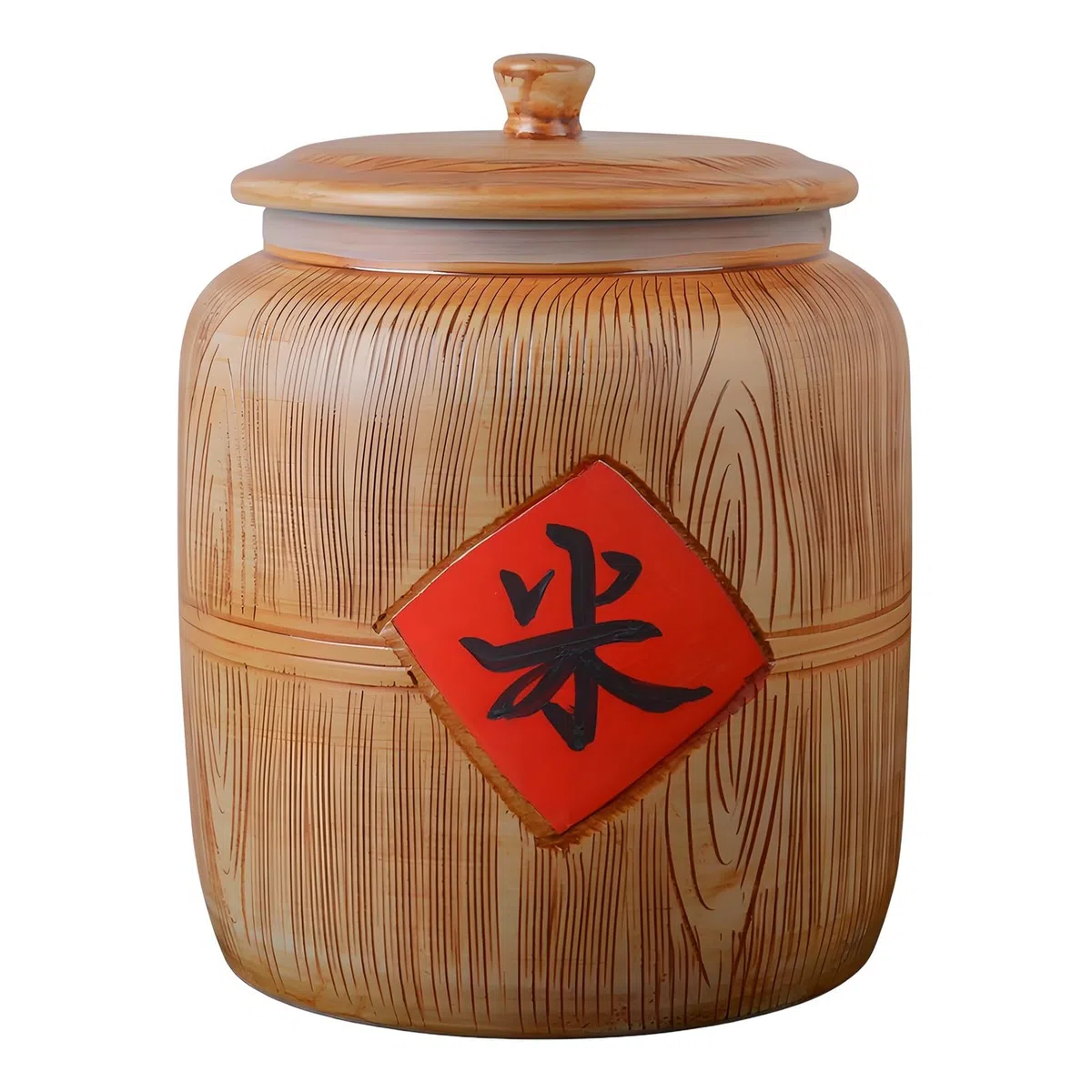 YVYKFZD Vorratsdosen aus Keramik, Aufbewahrungsbox mit Deckel, Keramik Ingwergläser der Küche, Retro Vorratsbehälter, für Müsli, Mehl, Zucker, Kaffee(10KG)
