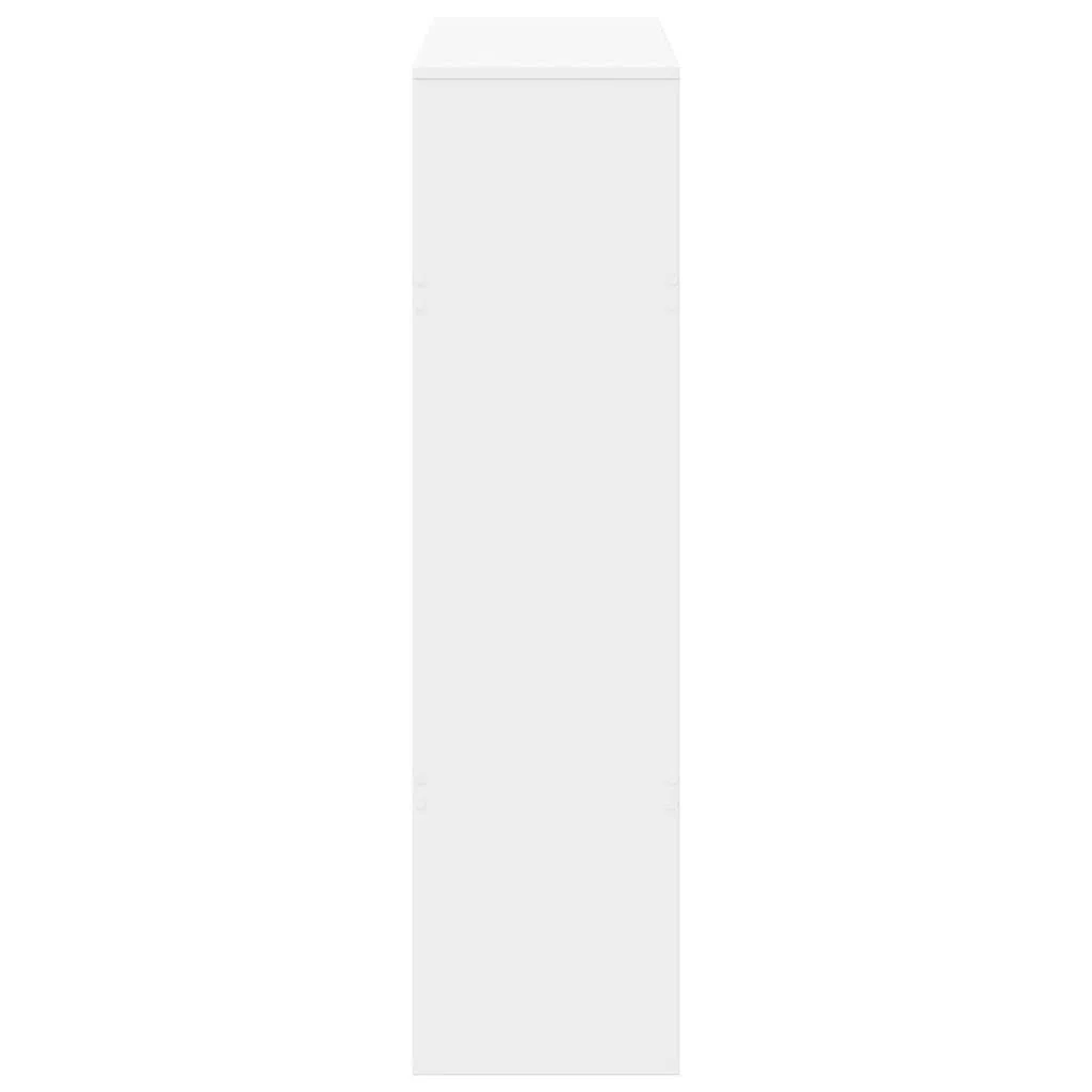 Bücherregal Weiß 100x33x125,5 cm Holzwerkstoff Standregal
