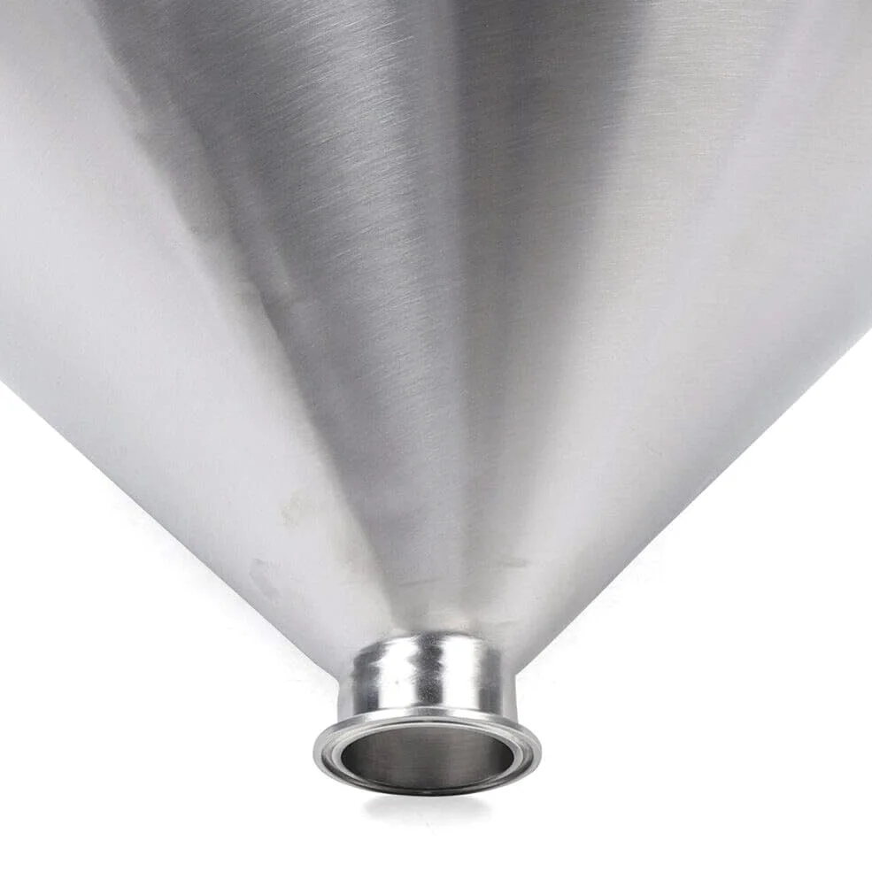 Trichter aus Edelstahl 304, 10–50 l, für flüssige Pasten, robuster Trichter, Abfüllmaschine, Behälter/Tank